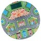 preview thumbnail 2 of 4, SAFAVIEH Tacoma Kids Lillemor Kids & Tween Rug 5' Round - Grey/Green