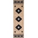preview thumbnail 55 of 72, Livabliss Nurzhan Southwestern Area Rug Black/Tan - 2' 2" x 7' 6"