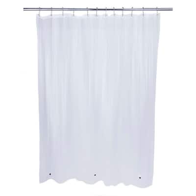 Bath Bliss Eva Clear Mildew Resist Shower Liner