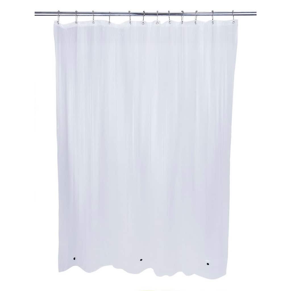 Bath Bliss Eva Clear Mildew Resist Shower Liner