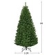 preview thumbnail 3 of 8, Costway 6Ft Pre-Lit Artificial Christmas Tree Hinged 350 LED Lights - 6 FT
