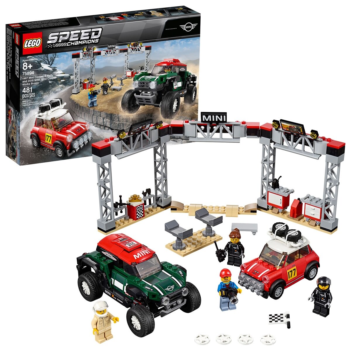 LEGO Speed Champions 1967 Mini Cooper & 2018 MINI John