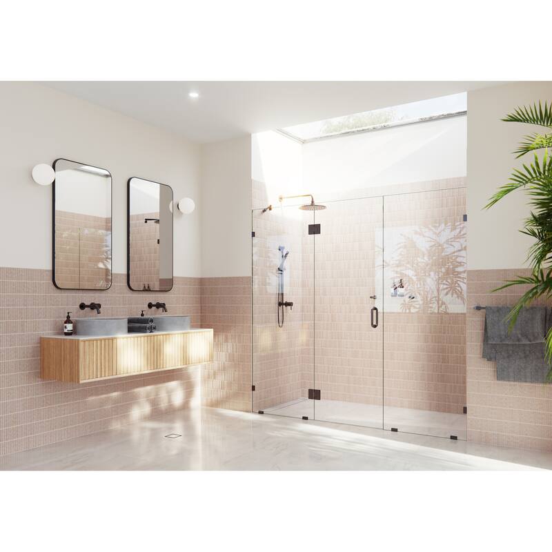 Glass Warehouse GHF-96.75 Stellar 78" High x 96-3/4" Wide Hinged