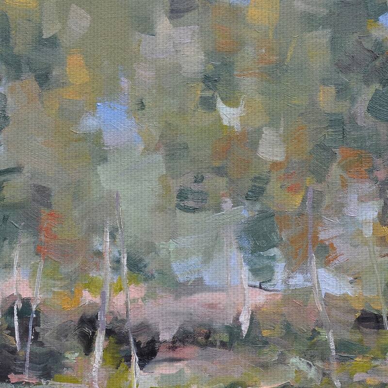 Dancing Birch by Clement Nivert Canvas Art Print