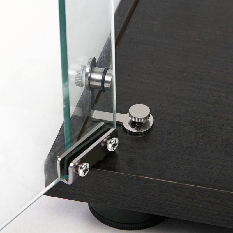 Tempered Glass Display Cabinet with Battery-powered Paipai Light