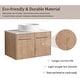 preview thumbnail 23 of 62, Beingnext 24"/30" Single Bathroom Vanity with Sink, Floating Bathroom Vanity with 2 Soft Close Doors