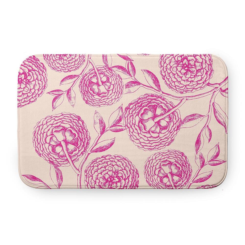Antique Flowers Bathmat