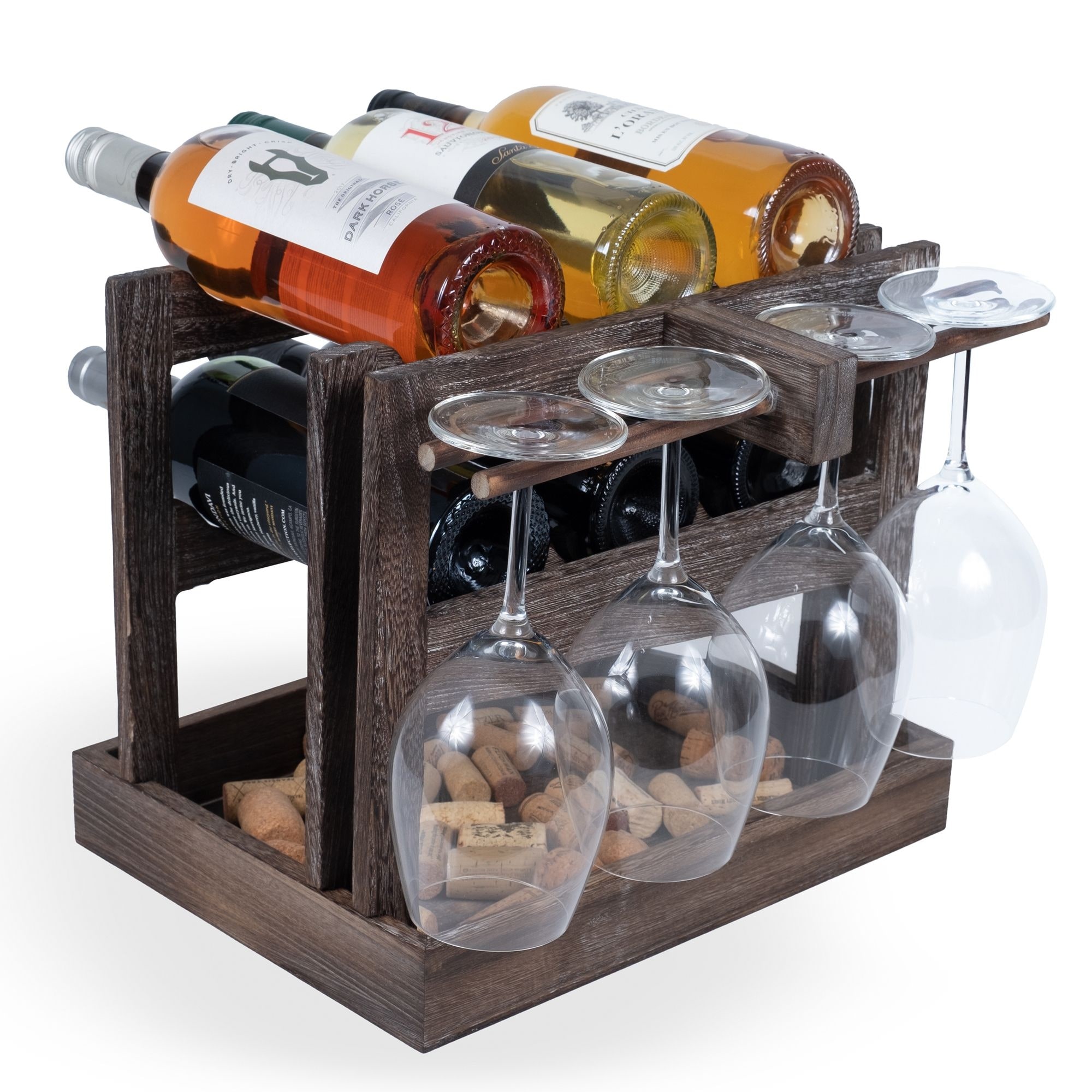 Wine rack new arrivals with cork storage