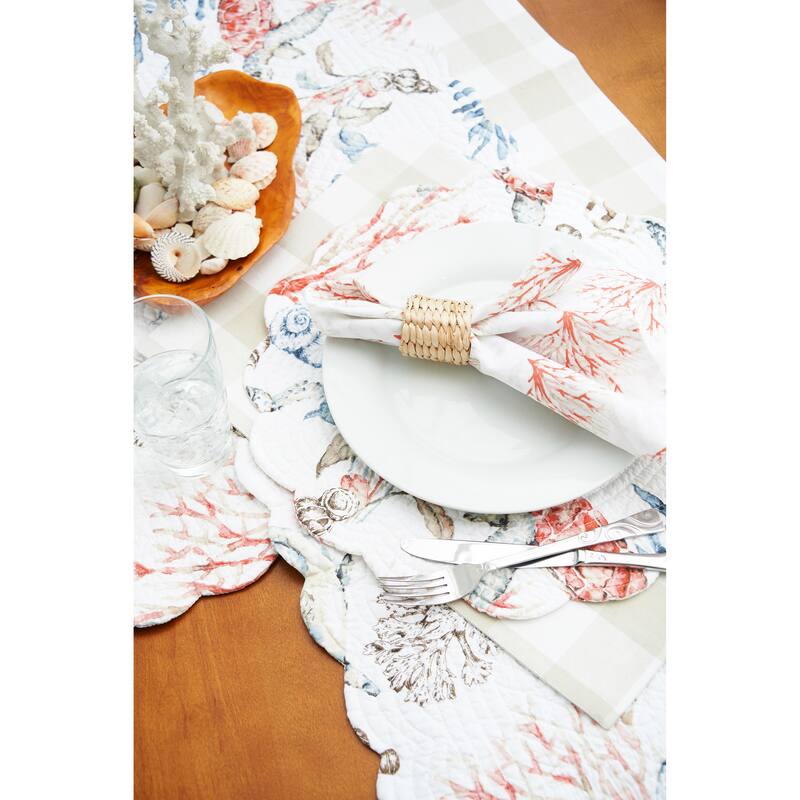 Tranquil Tides Round Placemat, Set of 6, 17"