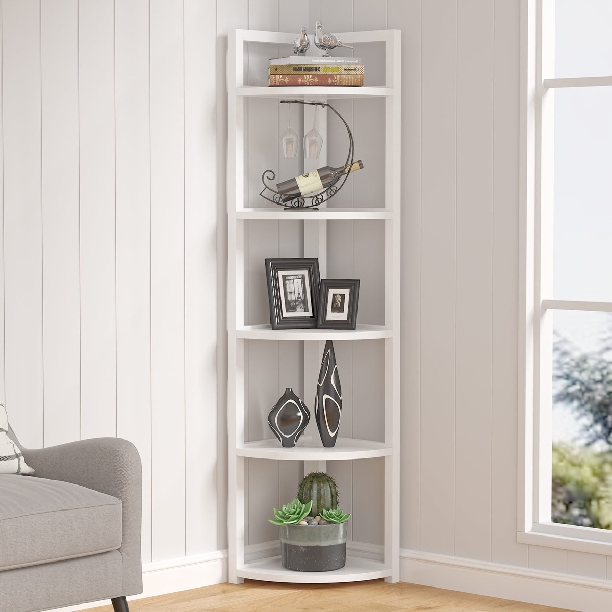 https://ak1.ostkcdn.com/images/products/is/images/direct/258d41cdf3646ea3ae8561a8511769e55218987e/5-Tier-Corner-Shelves%2C-Corner-Bookshelf-and-Bookcase-Indoor-Plant-Stand.jpg