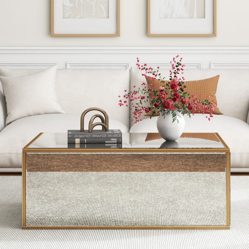Modern Rectangular Coffee Table - 47IN