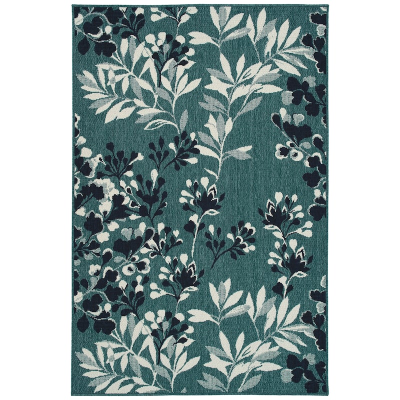 Pianta Collection Machine-Made Indoor/Outdoor Area Rug - 5'3" x 7'6"
