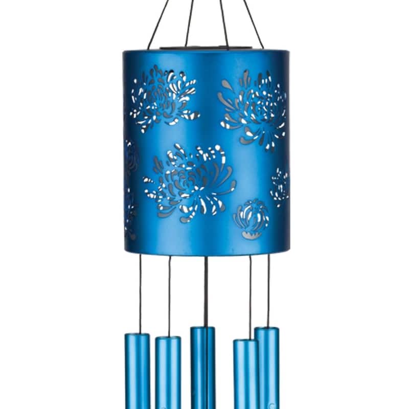 Garden Solar Chime 35" - Flower