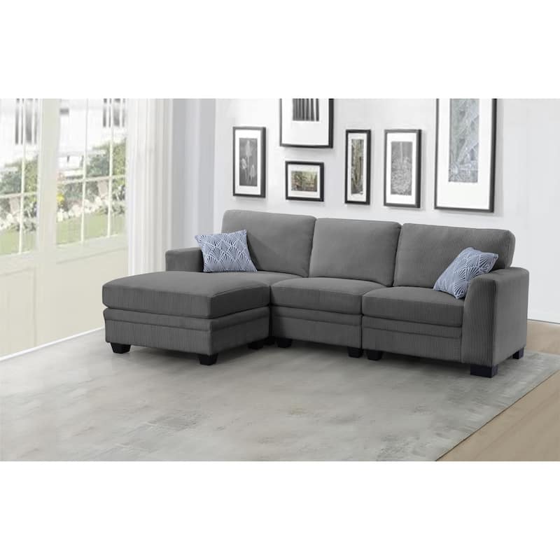 Corduroy Flexible Combination Sectional Sofa Couch
