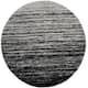 SAFAVIEH Adirondack Vera Modern Ombre Distressed Stripe Area Rug - 4' Round - Silver/Black