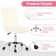 preview thumbnail 30 of 28, Gymax Armless Leisure Office Chair Adjustable Swivel Task Chair