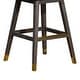 preview thumbnail 34 of 176, Amalie Upholstered Bar Stool, Swivel Counter Height Stool with Solid Wood Frame