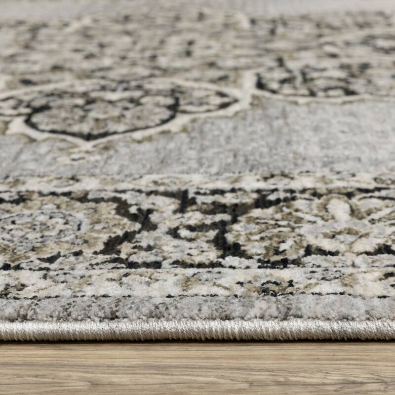 HomeRootsMedallion Bohemian Rectangle Area Rug