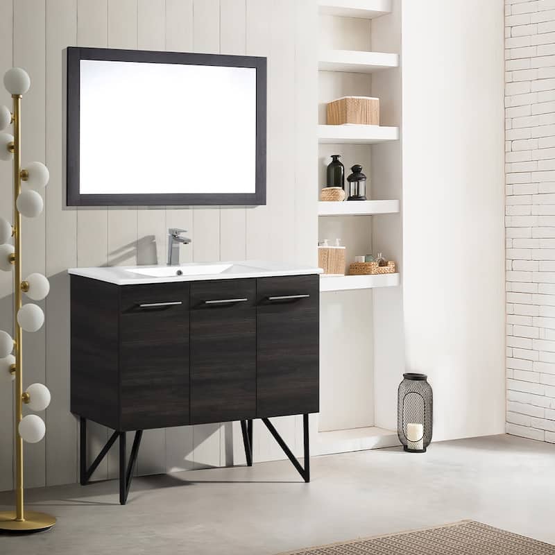 Swiss Madison SM-BV223-C Annecy 18" Single Free Standing Vanity