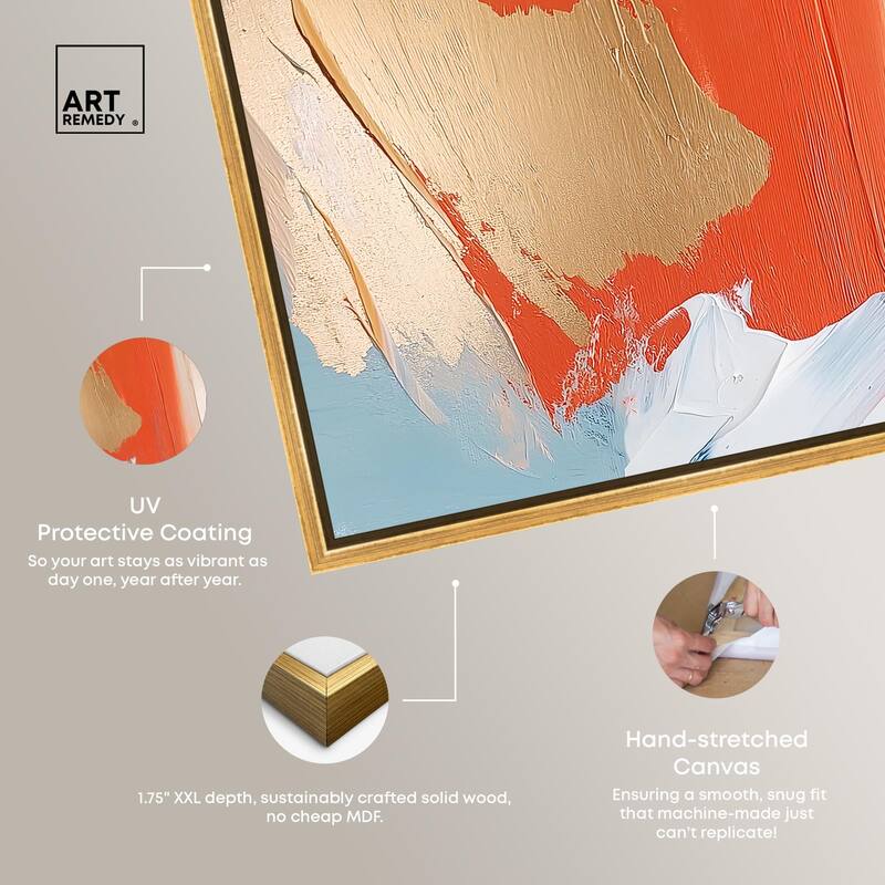 Orange Infusion II Canvas Set of 2 by Art Remedy