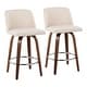 preview thumbnail 10 of 69, Carson Carrington Vallberga Upholstered Counter Stool (Set of 2) - N/A