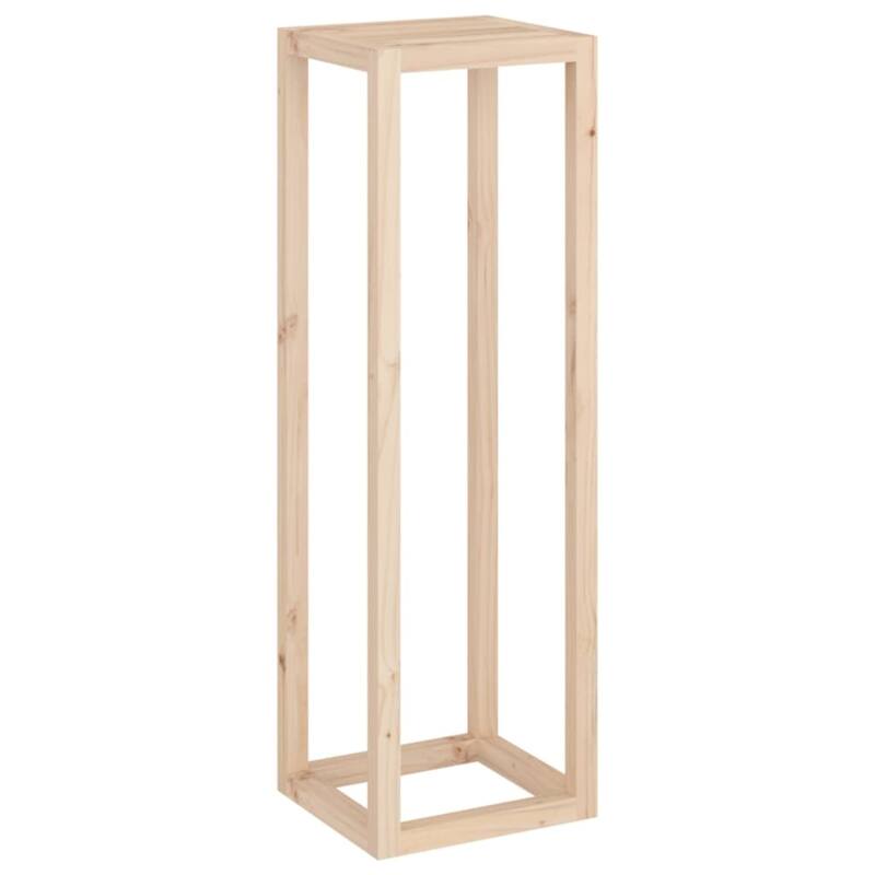 vidaXL Plant Stand Set Set of 3 Pine Solid Pine Wood - 13.4 x 13.4 x 43.3 in
