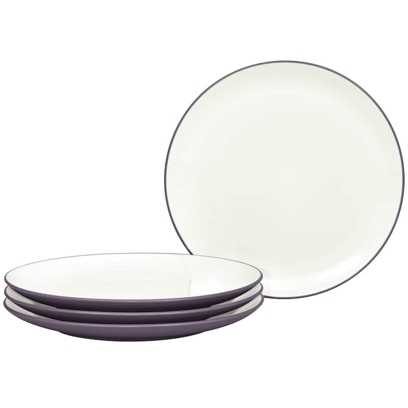 Noritake Colorwave Set Of 4 Coupe Dinner Plates , 10-1/2" - Plum