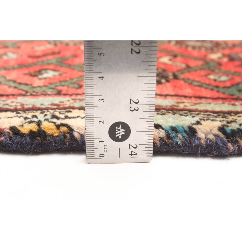 ECARPETGALLERY Hand-knotted Andelz Red Wool Rug - 2'9 x 8'10