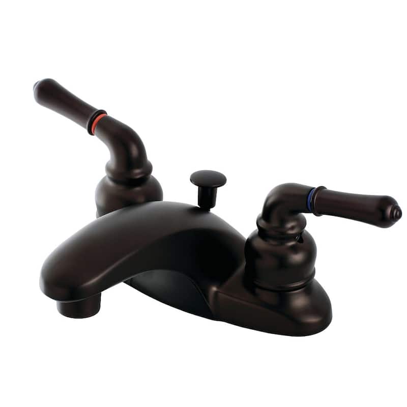 Kingston Brass Magellan 1.2 GPM Centerset Bathroom Faucet with Pop-Up - Oil Rubbed Bronze