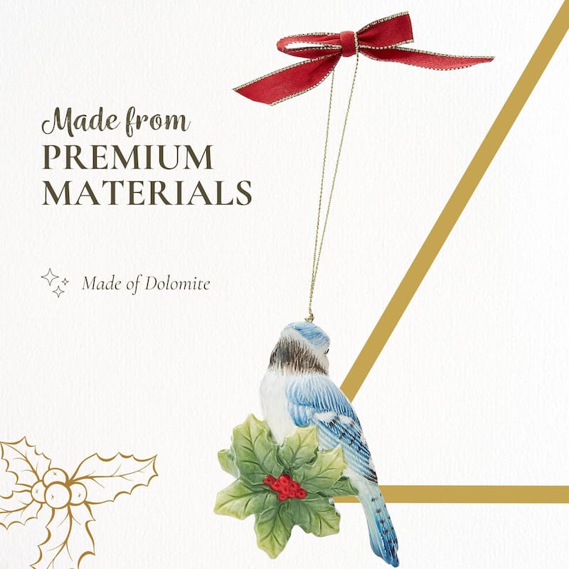 Spode Blue Jay Ornament