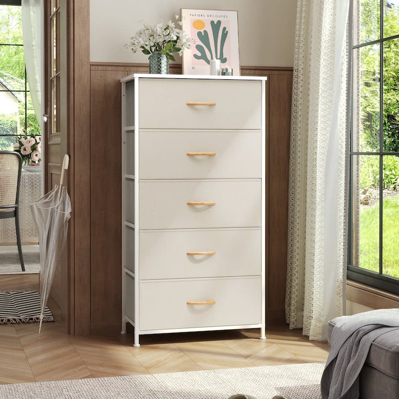 5 Drawers Vertical Dresser Storage Tower Organizer Unit for Bedroom