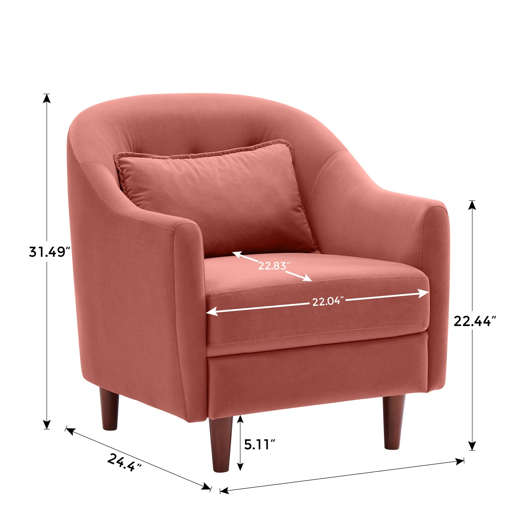 Double arm chair best sale major