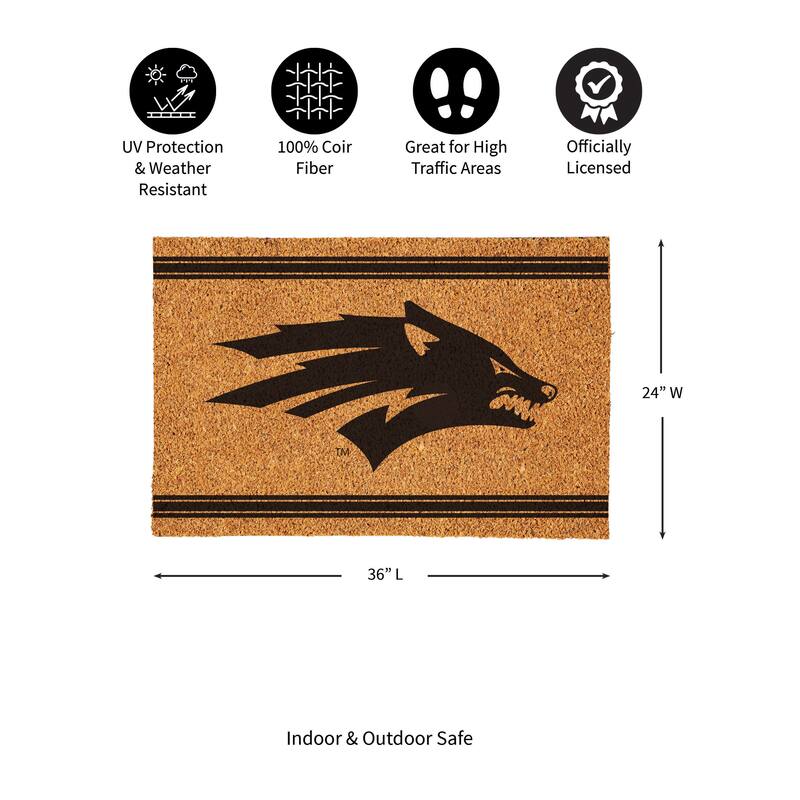 University of Nevada Monochrome Indoor/Outdoor Coir Door Mat