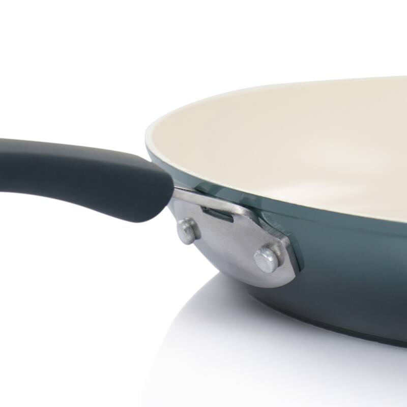 Oster 12 Inch Nonstick Aluminum Frying Pan in Dark Green