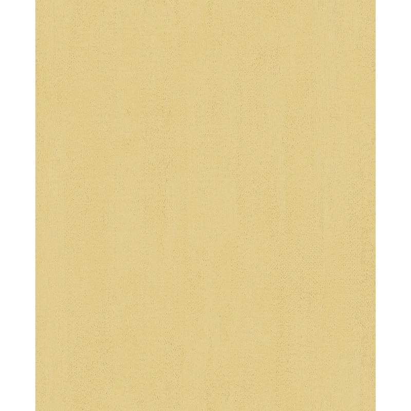 Galerie Wallcoverings Ambiance Textured Plain Design Vinyl on Non-woven Matte Wallpaper Roll - 33 feet x 21 inches - Ochre/Gold