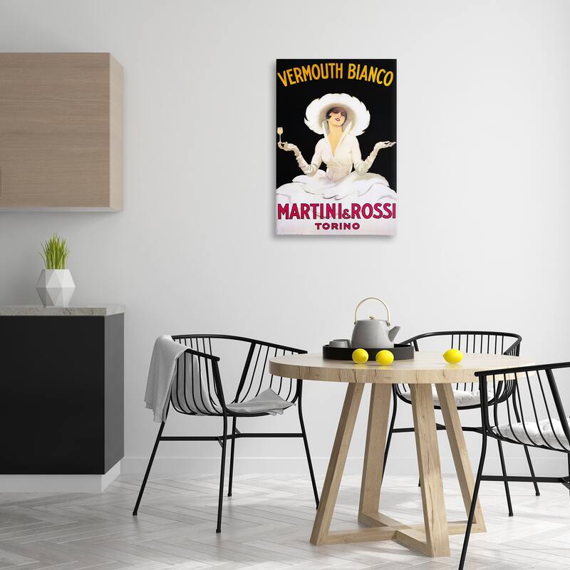 Stupell Vermouth Vintage Lady Advertisement Canvas Wall Art Design By Marcus Jules