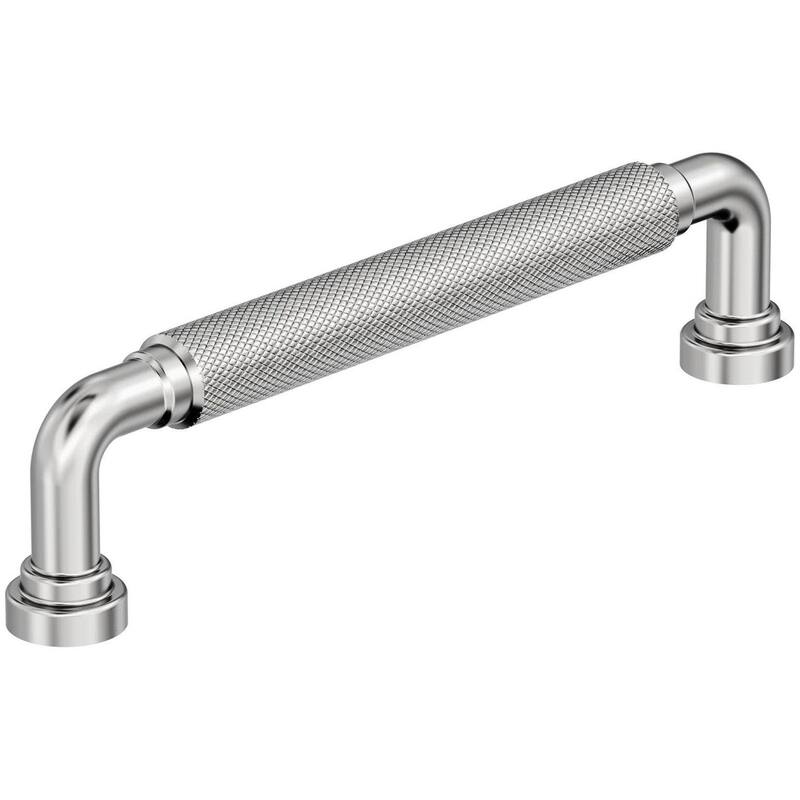 Amerock BP37683 Collet 5-1/16" Center to Center Knurled Handle Cabinet - Polished Chrome