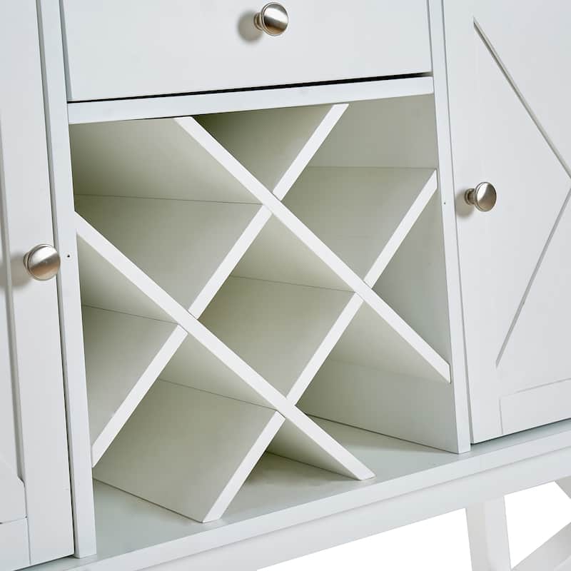 Bar cabinet Console Table with 2-Door Cabinet & 1 Drawers