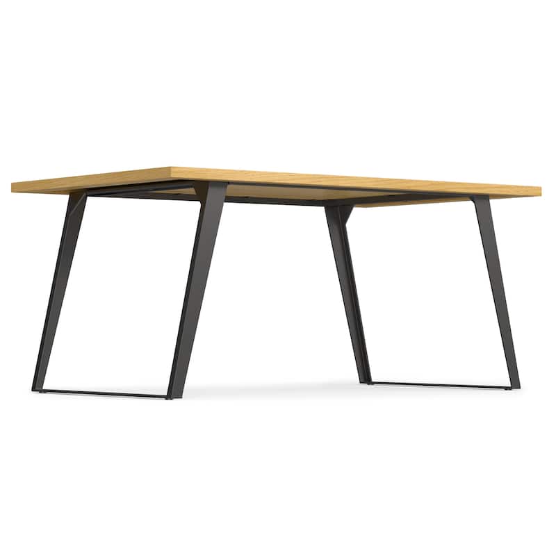 WyndenHall Mitchell 66 inch x 40 inch Rectangle Modern Industrial Dining Table - 66 inches wide