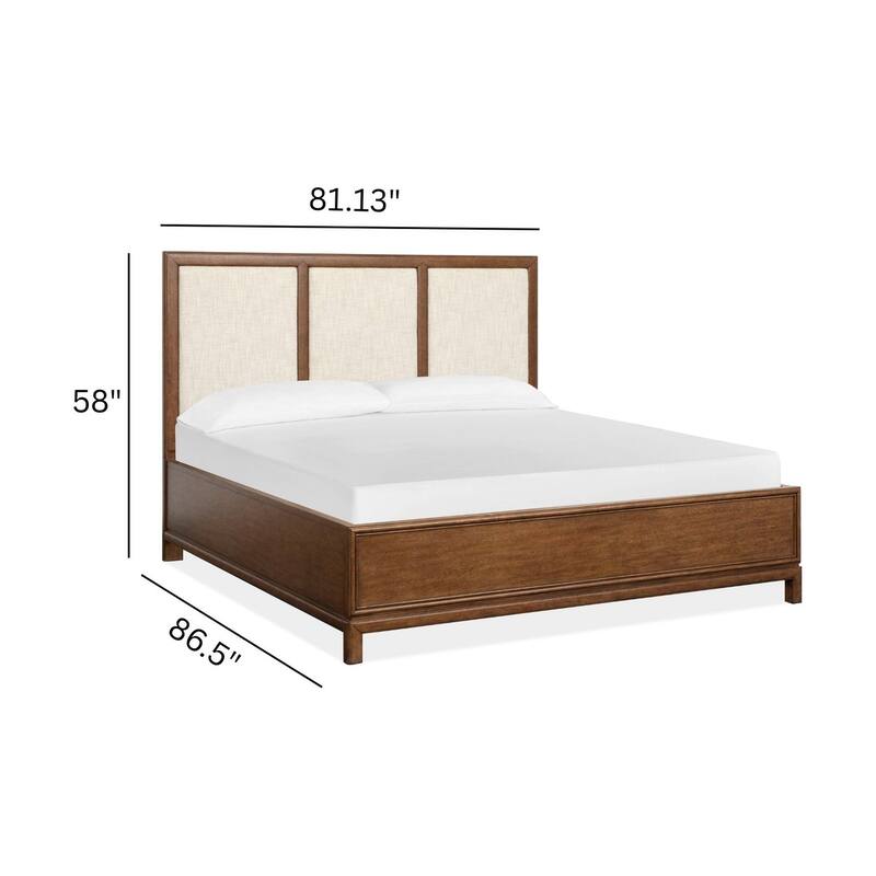 Magnussen Home Ridgefield Russet Upholstered Panel Bed