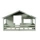 preview thumbnail 20 of 21, Twin Size House Bed for Kids, Wood Playhouse Bed Frame with Roof, Window and Guardrail for Girls & Boys, No Box Spring Needed