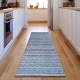preview thumbnail 106 of 107, Premium Washable Super Soft Stripe Mayfield Rug Sky - 2' 3" x 7' 6" - Runner