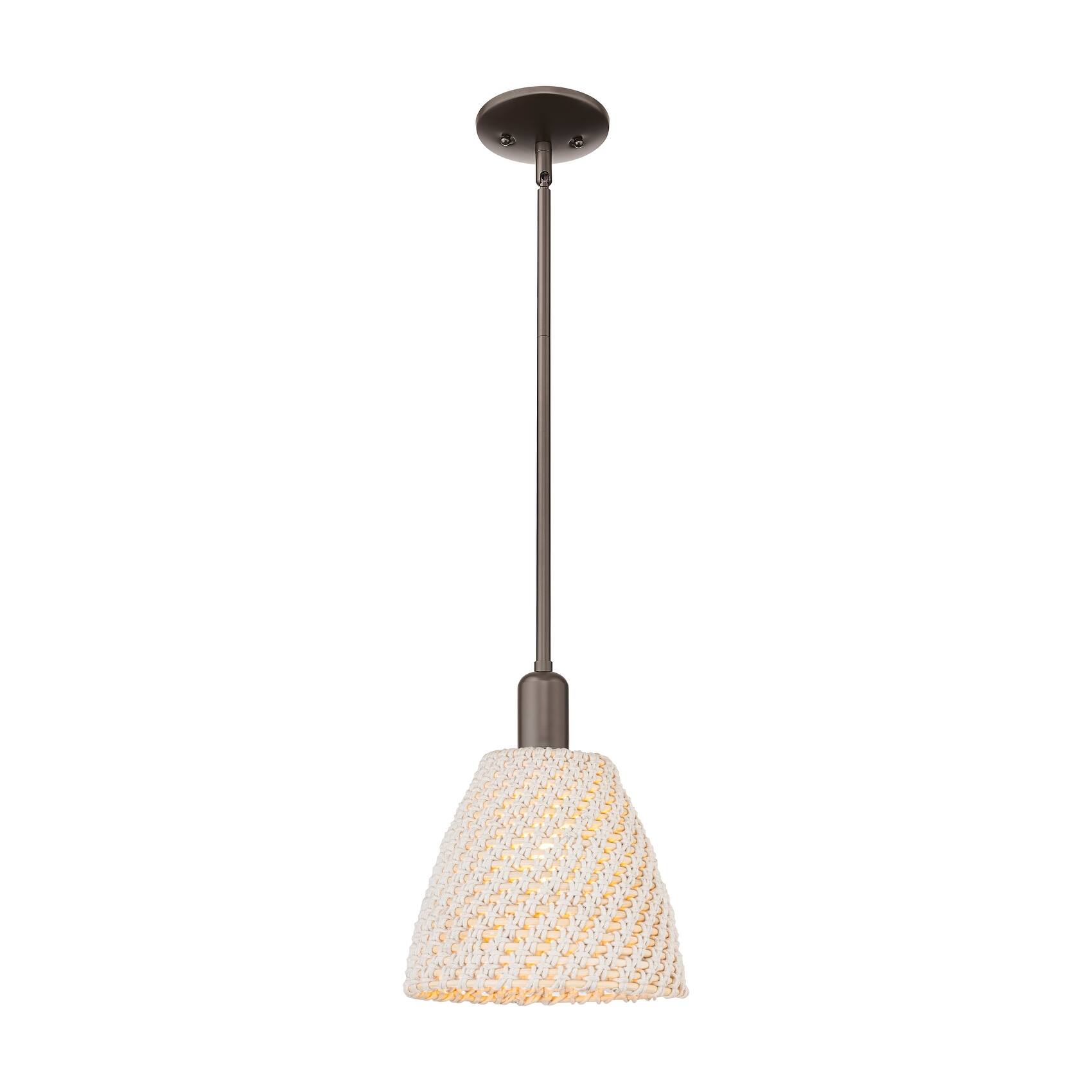 Innovations Lighting Downtown Urban - Natural Ballston Dome - 1 Light 9" Stem Hung Mini Pendant