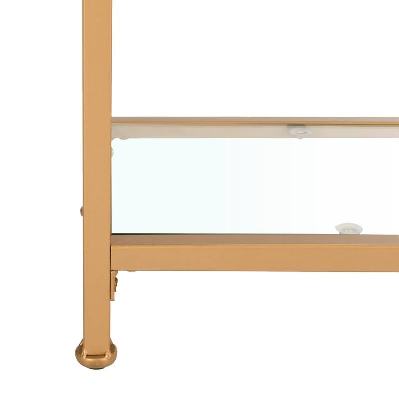 SAFAVIEH Sheron 4-Tier White Etagere - 36" x 12" x 80" - 36Wx12Dx80H