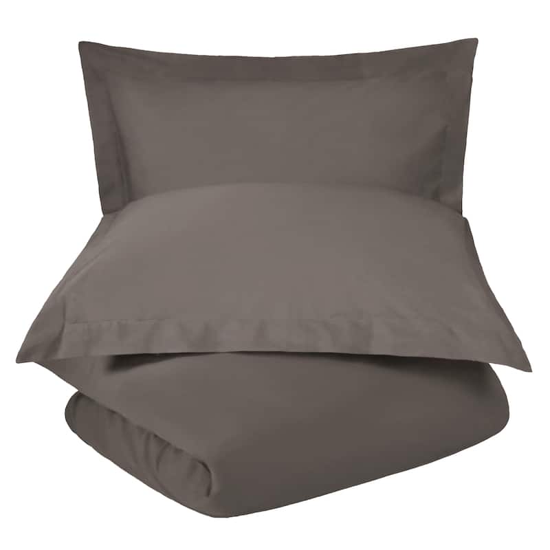 Superior 600 Thread Count Cotton Blend Duvet Cover Set