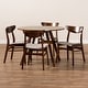 preview thumbnail 9 of 16, Philip Mid-Century Modern Transitional 5-Piece Dining Set
