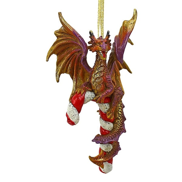 Design Toscano Cane and Abel the Dragon 2017 Holiday Ornament. Opens flyout.