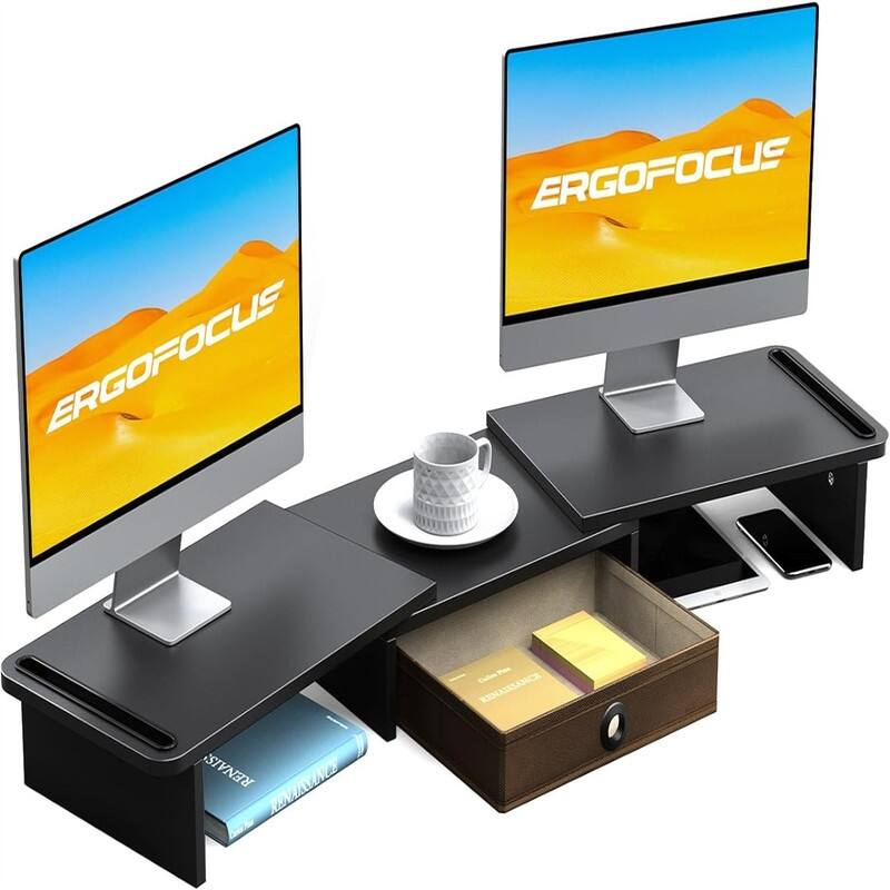 Monitor Stand Riser - Black