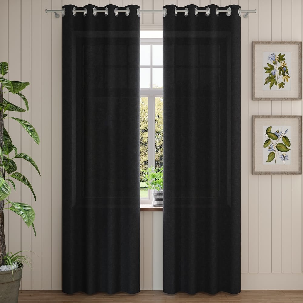 Corvus Gambia Sunbrella Outdoor Window Curtain (1 Panel)