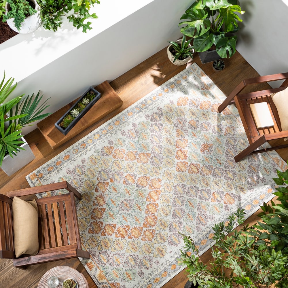 Livabliss Bodrum Global Indoor/Outdoor Area Rug